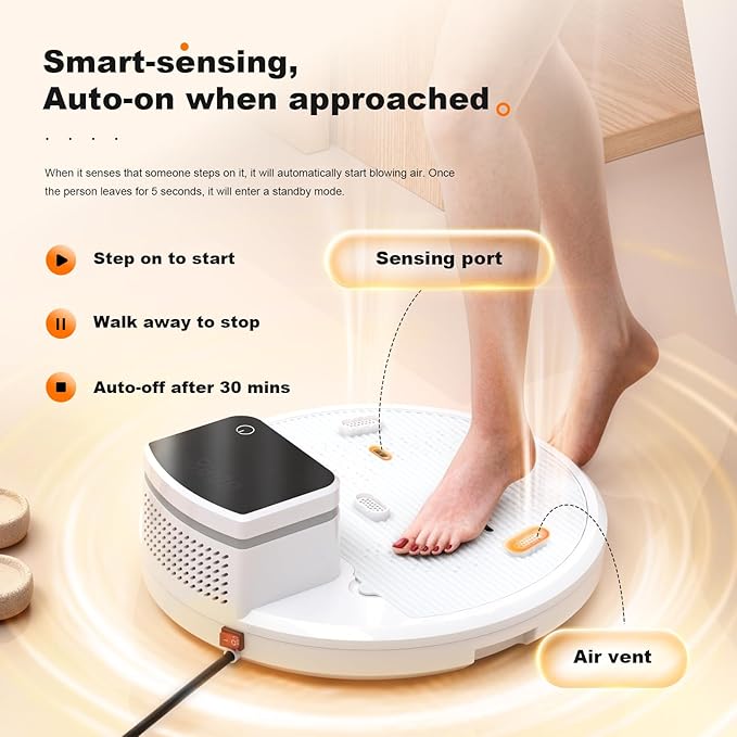 Full Body Dryer for Bathroom Feet Touch Panel Body Dryer After Shower Machine Can Reach to 160 ℉ Adjustable Temperature Waterproof Heater Blow for Home Bathroom Hotel