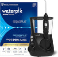 Waterpik Aquarius Water Flosser For Teeth Cleaning Gums Braces Dental Care Electric Power With 10 Settings 7 Tips For Multiple Users And Needs ADA Accepted Black WP-662 Packaging May Vary