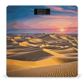 Desert Landscape Scale for Body Weight Highly Accurate Digital Bathroom Body Scale Digital Bathroom Scales for People Anti-Slip Large LCD Display Smart Scales