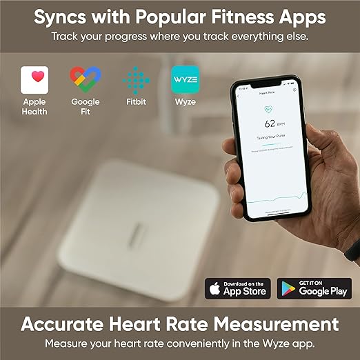 WYZE Smart Scale X White &amp 3 Pack WYZE Night Light