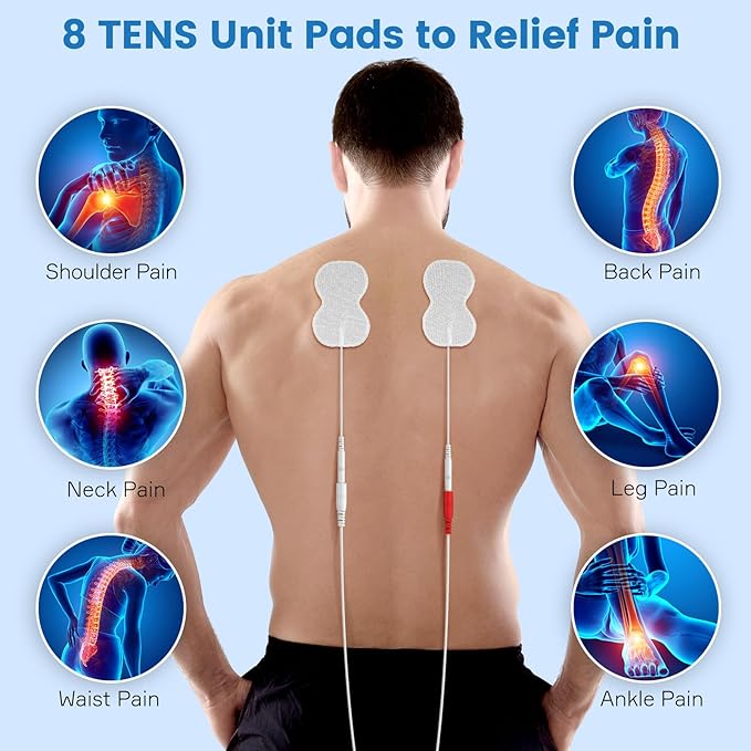 Creliver Foot Nerve Muscle Stimulator Pro TENS &amp EMS Foot Massager for Neuropathy Circulation and Body Pain Relief Electric Feet Legs Blood Circulation Machine FSA or HSA Eligible
