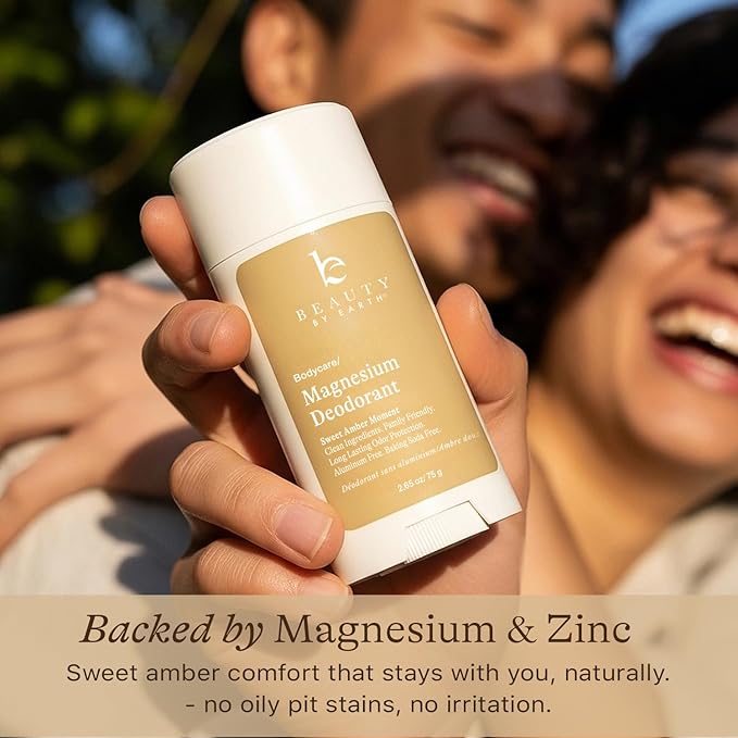 Natural Deodorant for Women - Aluminum &amp Baking Soda Free USA Made for Long-Lasting Odor Protection Made with 55% Organic Ingredients Kid &amp Sensitive Skin Safe Magnesium Deodorant