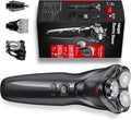 Men's Grooming Kit 3-in-1 Electric Trimmer and Shaver IPX7 Waterproof for Wet/Dry Use Travel Ready Precision Blades