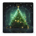 Green Christmas Tree Bathroom Scale Large LCD Backlight Display Digital Scale Rounded Corners Body Scales Automatic Power On/Off Bathroom Scales for Home Bedrooms