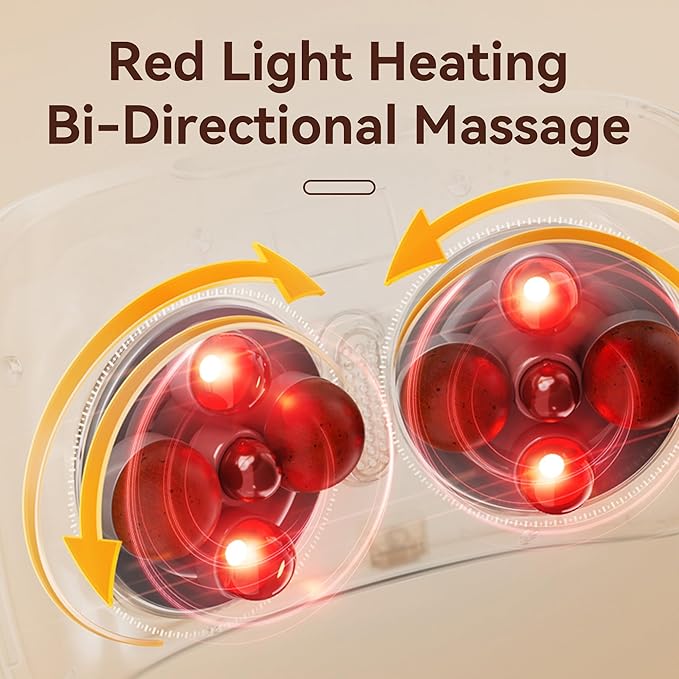 Upgraded Double Disc Abdominal Massager - Electric Stomach Massager with Bidirectional Rotation for Digestion Relieves Gas Constipation &amp Period Cramps