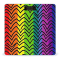 Gay Pride Rainbow Scale for Body Weight Digital Bathroom Scale Toughened Glass High Precision Scales for Body Weight with Large LCD Backlight Display Weight Scales