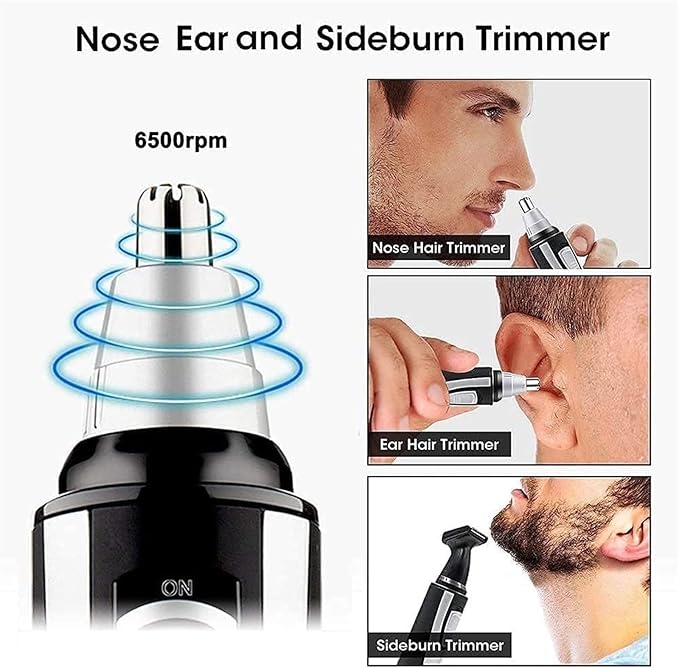 Nose Hair TrimmerNose and Ear Hair TrimmerProfessional Painless Ear Nose Hair Trimmer Clippers for Men and WomenWaterproof Dual Edge Blades