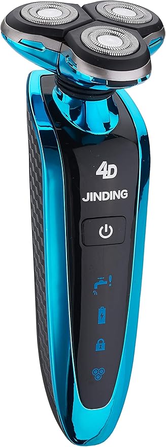 FixtureDisplays® Smooth Electric Wet/Dry Beard Shaver with Floating Head 15943-FBA