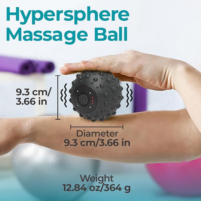 ZeenKind Vibrating Foot Massage Ball for Plantar Fasciitis Relief Portable Deep Tissue Muscle Massager Foot Arch and Heel Pain Rechargeable Ball Massager for Deep Tissue Trigger Point Therapy
