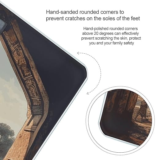 Historical Site Painting Smart Scale for Body Weight Accurate Bathroom Scale with LED Display Digital Weight Scales Weighing Machine High Precision Scales for Bath Home