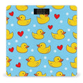 Smart Scale for Body Weight Automatic Switch Digital Bathroom Weighing Scale Pink Heart Polka Dots Blue Yellow Rubber Ducks