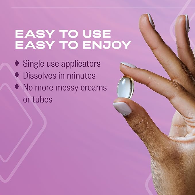 K-Y Liquibeads Silicone-Based Formula 6 Bead Inserts and 6 Applicators Vaginal Moisturizer &amp Lube for More Comfortable Sex For Men Women and Couples (3 Pack)