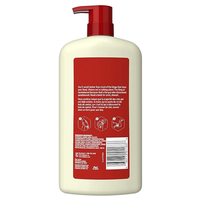 Old Spice Cleansing Body Wash for Men 24/7 Shower Fresh with Lasting Scent Cleanse &amp Refresh Gentle on Skin Vitamin B3 Timber with Sandalwood + Cypress Scent 30 oz (Pack of 4)