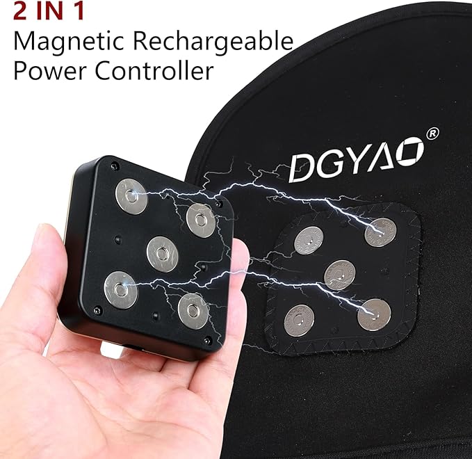 Infrared Light Therapy Gloves Hand Pain Relief with Finger Flexibility - Deep Penetration Red Light Therapy Gloves for Hands Wrist &amp USB-C Fast Charge