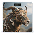 Tribal Animals Weight Scale Large Digital Bathroom Scales with Bright LED Display Non Slip Digital Scale and Step On Fashion Weighing Machine for Body