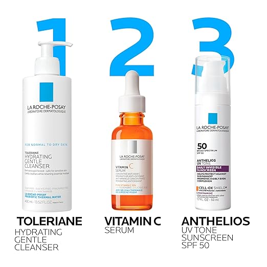La Roche Posay Anthelios UV Sunscreen SPF 50 Daily Sunscreen for Face in 3 Formulas UV Tone with Niacinamide UV Hydra with Hyaluronic Acid UV Clear with Azelaic Acid Broad Spectrum Invisible SPF
