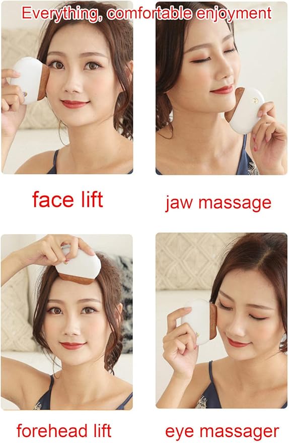Scraping Board Massager Electric Gua Sha Massager Electric Gua Sha Sculpting Device Heating Scraping for Beauty SalonA