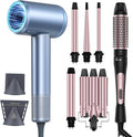 Professional Hair Dryer and 6 in 1 Curling Iron