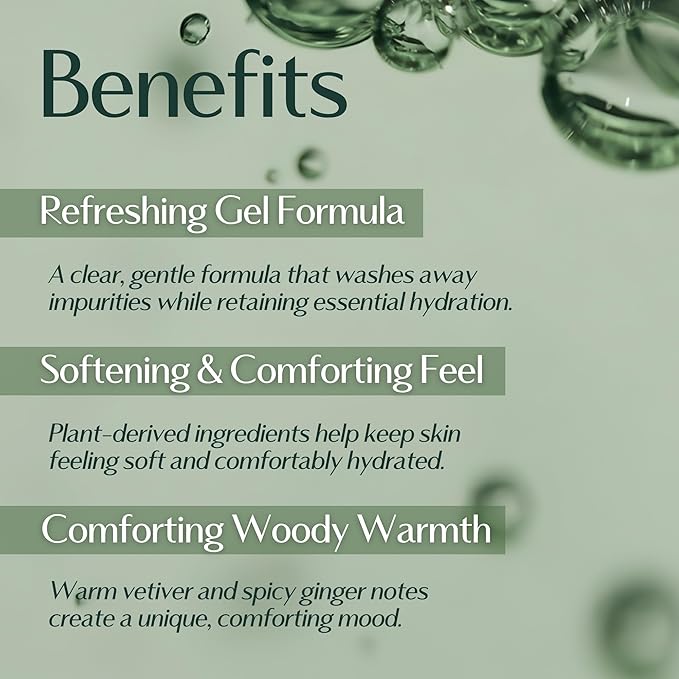 Hersteller Nearby Scented Vegan Body Wash 10.1 fl oz Moisturizing Soothing Cleanser for Dry Skin Desert Wood