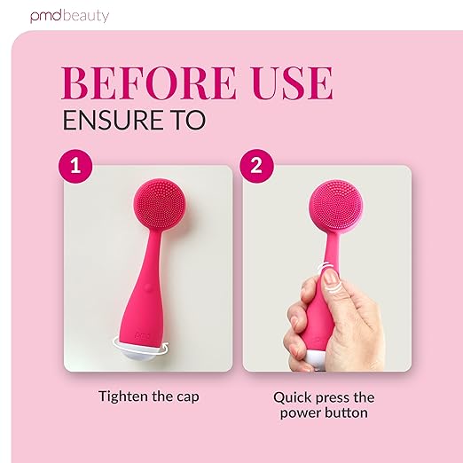 PMD Clean - Smart Facial Cleansing Device with Silicone Brush &amp Anti-Aging Massager