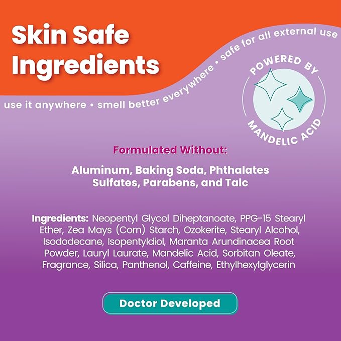 Lume Whole Body Deodorant - Smooth Solid Stick - 72 Hour Odor Control - Aluminum Free Baking Soda Free and Skin Safe - 2.6 Ounce (Pack of 2) (Lavender Sage)
