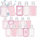 50 Pcs Pink Bow Mini Hand Sanitizer Bulk Pink Coquette Bow Party Favors 1fl oz Travel Size Hand Soap for Bachelorette Wedding Christmas Birthday Baby Shower Party