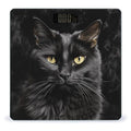 A Black Cat on A Black Background Smart Scale for Body Weight Accurate Bathroom Scale with LED Display Digital Weight Scales Weighing Machine High Precision Scales for Bath Home
