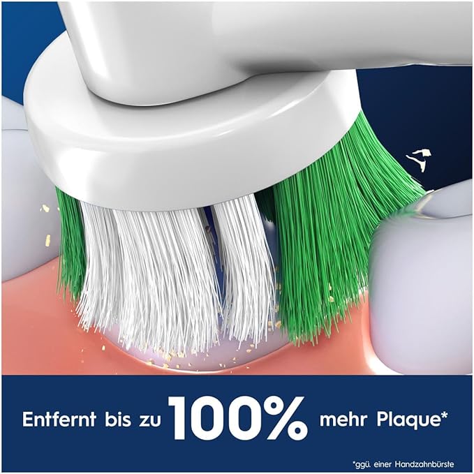 Oral-B Pro Precision Clean Replacement Toothbrush Heads for Electric Toothbrush Pack of 8 Teeth Cleaning with Innovative X-shaped Bristles Original Oral-B Toothbrush Attachment Designed in Germany
