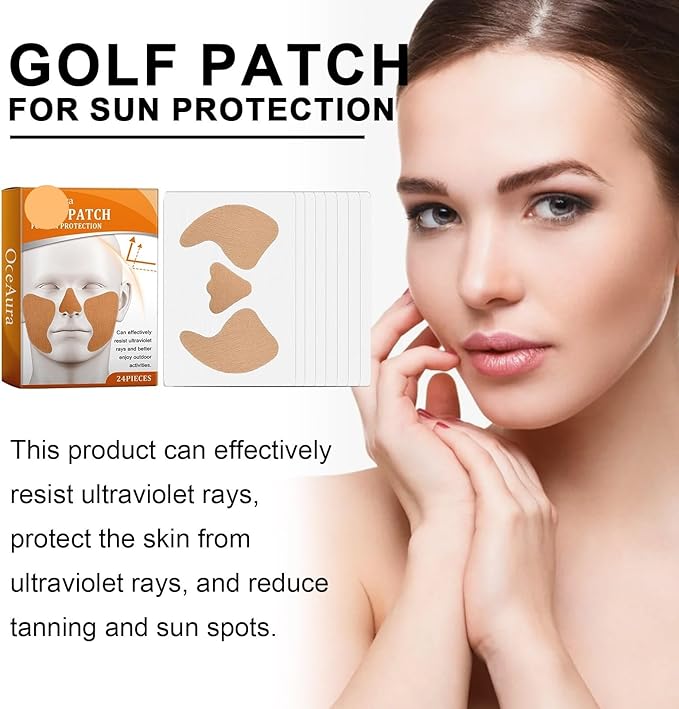 Protection Sunblock Patches - Instant UV Shield for Face Ideal for Running Hiking Golfing &amp All Outdoor Adventures(3PCS)