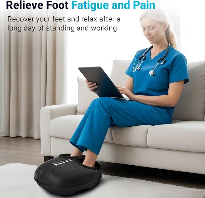 Foot Massager with Heat Massager Pad