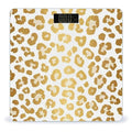 Automatic Switch Digital Bathroom Weighing Scale Smart Scale for Body Weight Cheetah Gold Leopard Print