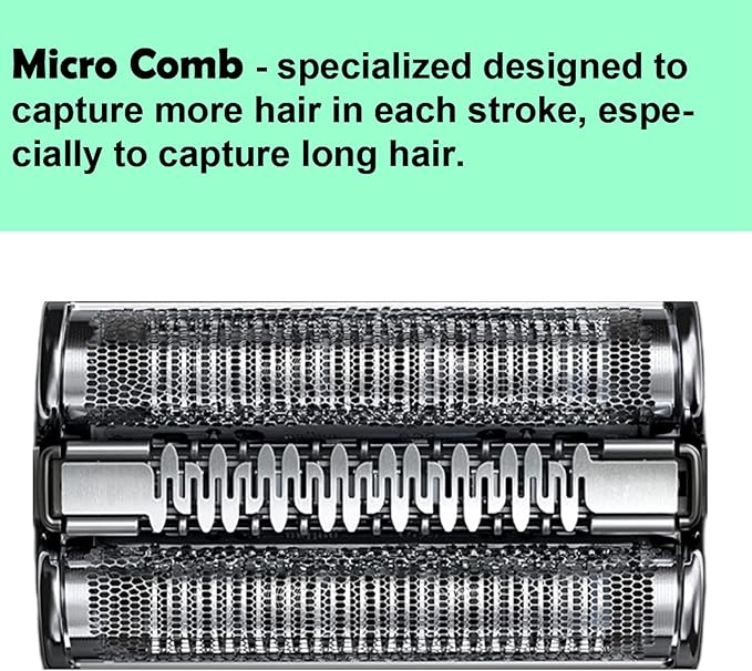Series 7 Replacement Head 73S for Braun Electric Shaver S7 Replacement Head Compatible with Braun Razor New Generation 7020s 7025s 7085cc 7027cs 7071cc 7075cc (1 Count)