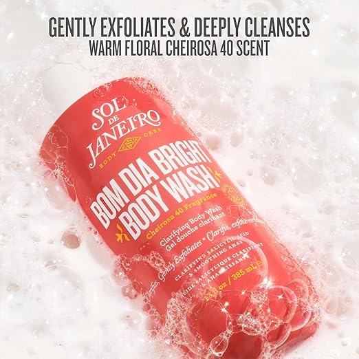 Sol de Janeiro Scent Your Shower Travel Size Quad - Benefit Packed Body Wash Discovery Set - Brazilian Play Beija Flor Bom Dia Delicia Drench - 3 fl oz.