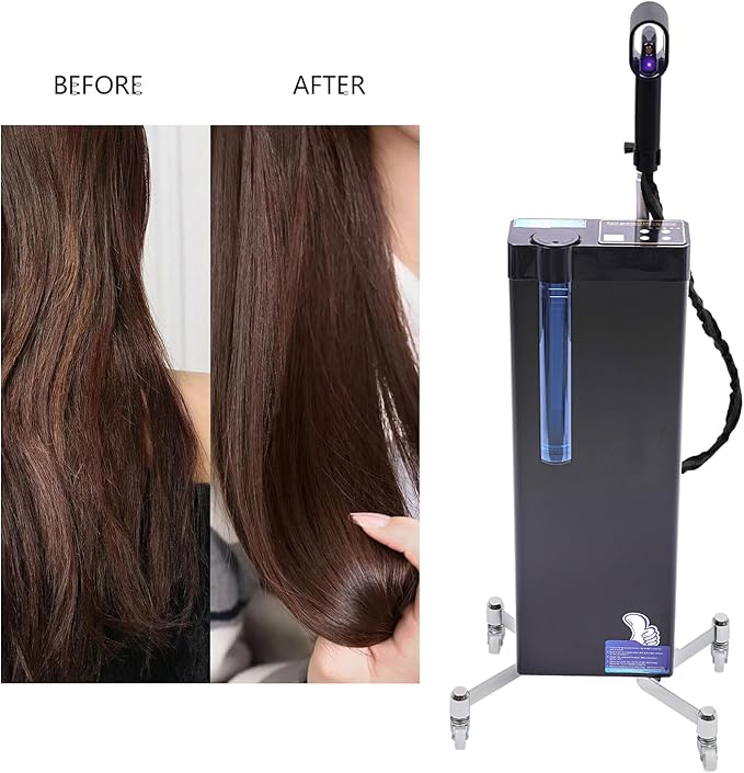 Nano Hair Steamer 3-in-1 Professional Nanoscale Spray Multifunctional Hair Salon Nano Hair Steamer 5-Gear Adjustable Nanoscale Sprayer Hair Care Hair Repair Salon Spa Equipment