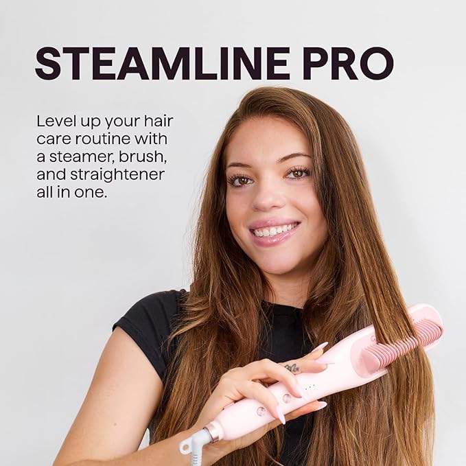 Wavytalk Steamline Pro Steam Straightener Brush and Cool Curl Pencil Airflow Styler
