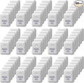 100 Pack Dental Floss Bulk Mint Flavored Floss Travel Oral Care Dental Floss for Adults Teeth and Gum Protection Each 164 ft/ 50 Meters(White)