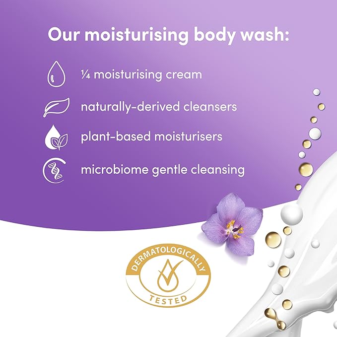 Dove Body Wash Relaxing 4-Pack – Jasmine &amp Coconut Milk for Softer Smoother Skin 15.2 Oz Ea