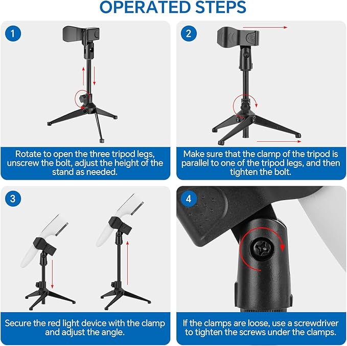 Red Light Therapy Device for Body Pain ReIief with Stand 6x808nm+12x650nm Handheld Near Infrared Light Therapy with PW Pulsed Wave Model for Human Body Joint Back Knee Muscle