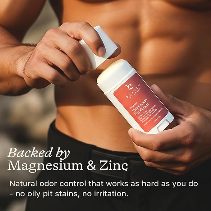 Natural Deodorant for Women - Aluminum &amp Baking Soda Free USA Made for Long-Lasting Odor Protection Made with 55% Organic Ingredients Kid &amp Sensitive Skin Safe Magnesium Deodorant