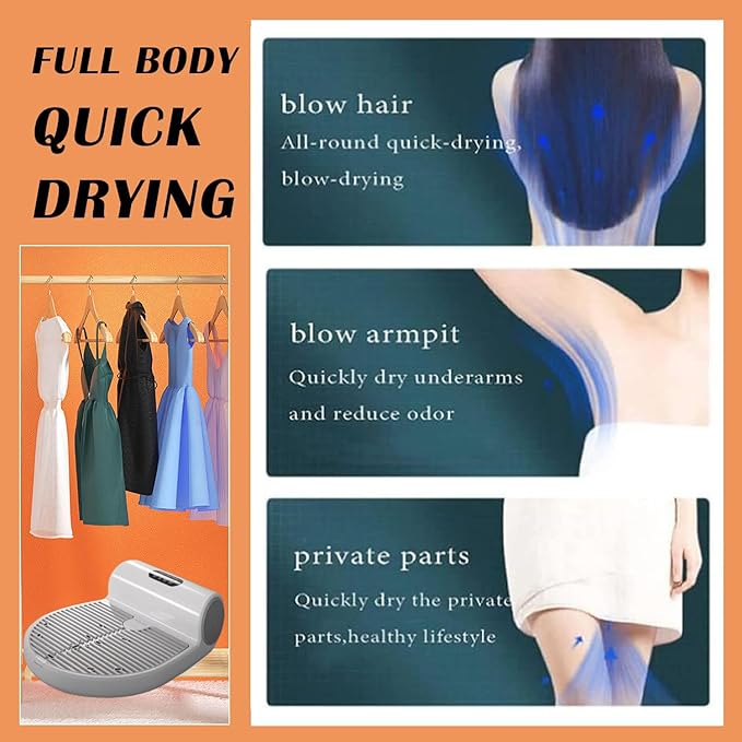 Full Body Dryer Machine Negative Ions Body Heater Blow Dryer with Weight Display Temperature &amp Wind Volume Controlled Dryer with Intuitive Display Waterproof hygienic Scaffolding