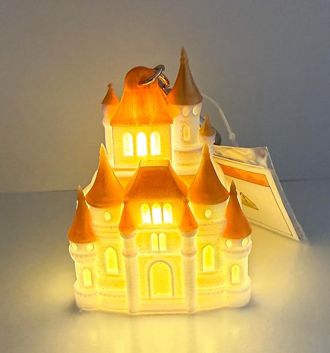 Bath and Body Works Princess Light-up White and Gold Castle Pocketbac Hand Sanitzer Holder
