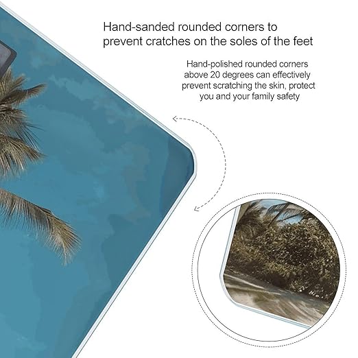 Beach Coconut Tree Scale for Body Weight Digital Bathroom Scale Precision Smart Weighing Scales with Clear LED Display Accurate High Precision Scales Weighing Machine