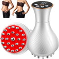 Body Sculpting Machine Lymphatic Drainage Massager &amp Anti Cellulite Massage Tool Helps Reduce Stretch Marks &amp Cellulite Pain Relief Devices for Legs Arms &amp Belly Body (White)