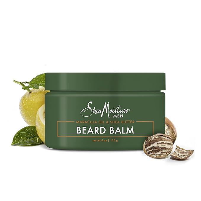 Shea Moisture Beard Care Gift Set – Natural Beard Oil &amp Beard Balm Scented with Essential Oils Gift for Men (2 Piece Set)