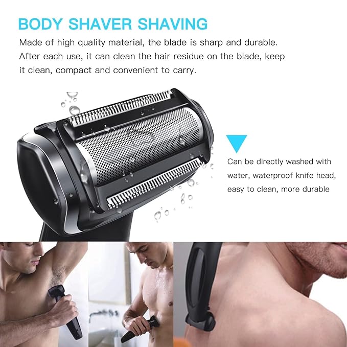 USonline911 2024 Upgraded Body Shaver Head Attachment for Select QuickGroom Groomers QG3320 QG3321 QG3322 QG3327 QG3329 QG3330 QG3331 QG3332 QG3333