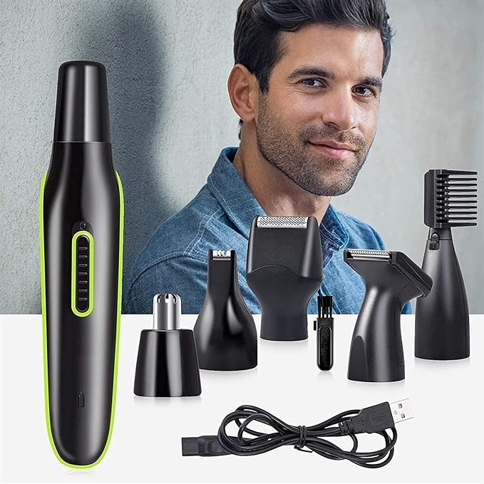 5 in 1 Ear Nose Hair Trimmer for Men Women Electric Facial Hair Trimmer with - Stainless Steel BladesProfessional Waterproof for Nose Ear Eyebrow Beard