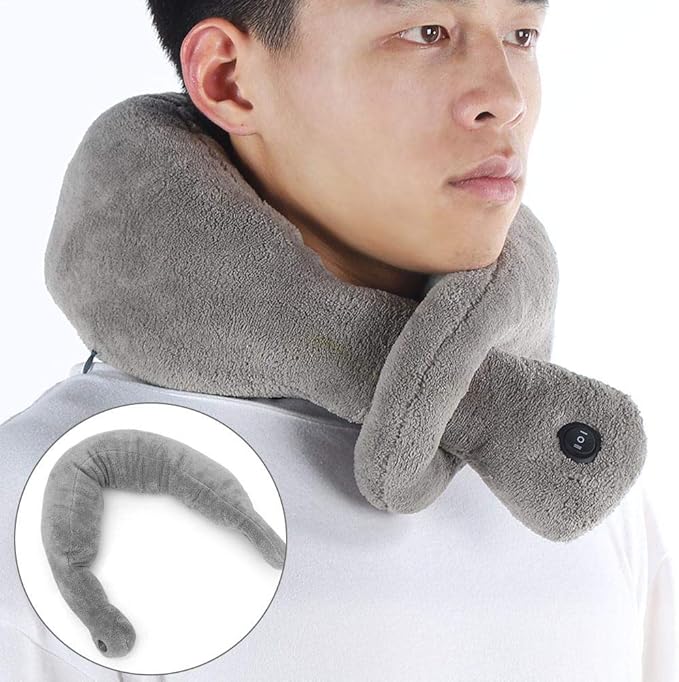 Wrap Around Vibrating Massage PillowVibrating Massaging Relax Muscles Relieve Stress For Travel Massage Pillow For Neck &amp Cervical Bed Pillows Relax Muscles Relieve Stress