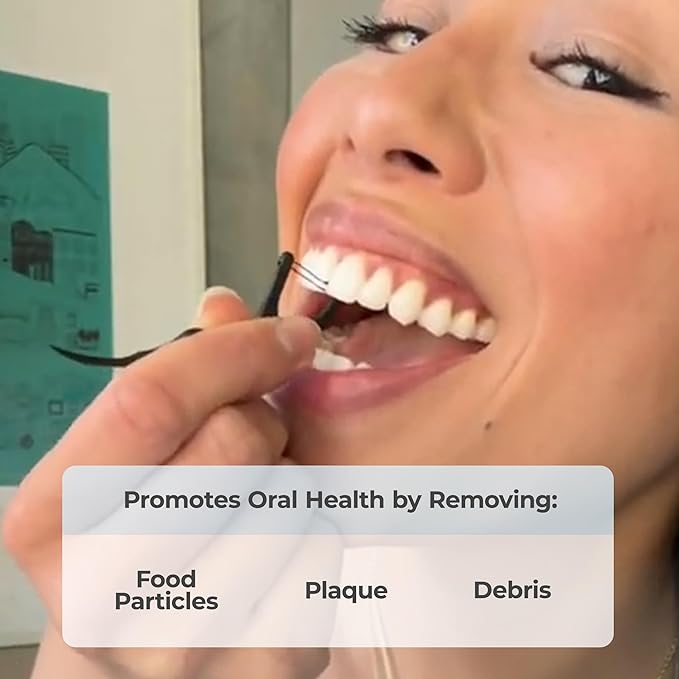 PUL Dental Care Bundle: Pack of 200 Floss Picks + 4-Pack of Clear Aligner Removal Tool – Mint Teeth Flossers for Deep Cleaning Tool for Invisalign &amp All Clear Aligners &amp Retainers