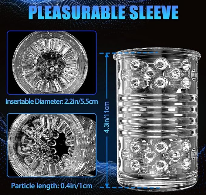 Upgraded Blowjobob Machine for Man 7 Thrusting &amp Rotating 7 Modes Sucking with Massager Automatic Mastusbafor Male Masterburbatar Hands Free Automatic Tight Sleeve Hoodies L87