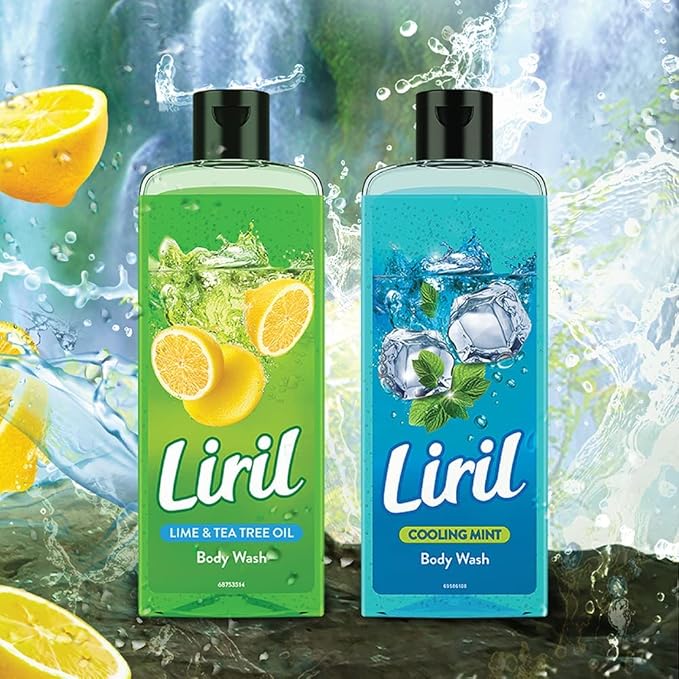 Lemon &amp Tea Tree Body Wash 250ml Refreshing Liquid Shower Gel for Bathing for Men &amp Women Refresh and Rejuvenate with Liril Body Wash